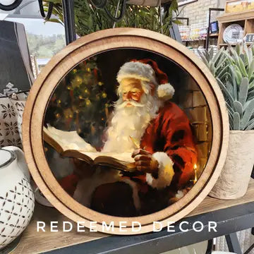 Round Wooden Art