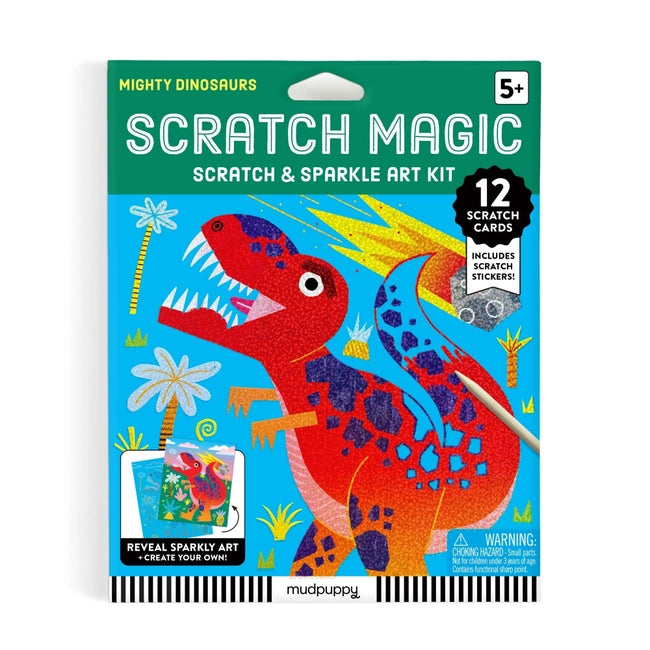 Magic Dinosaurs Scratch Magic: Scratch & Sparkle Art Kit