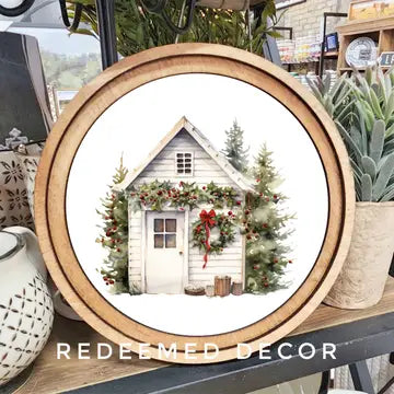 Round Wooden Art