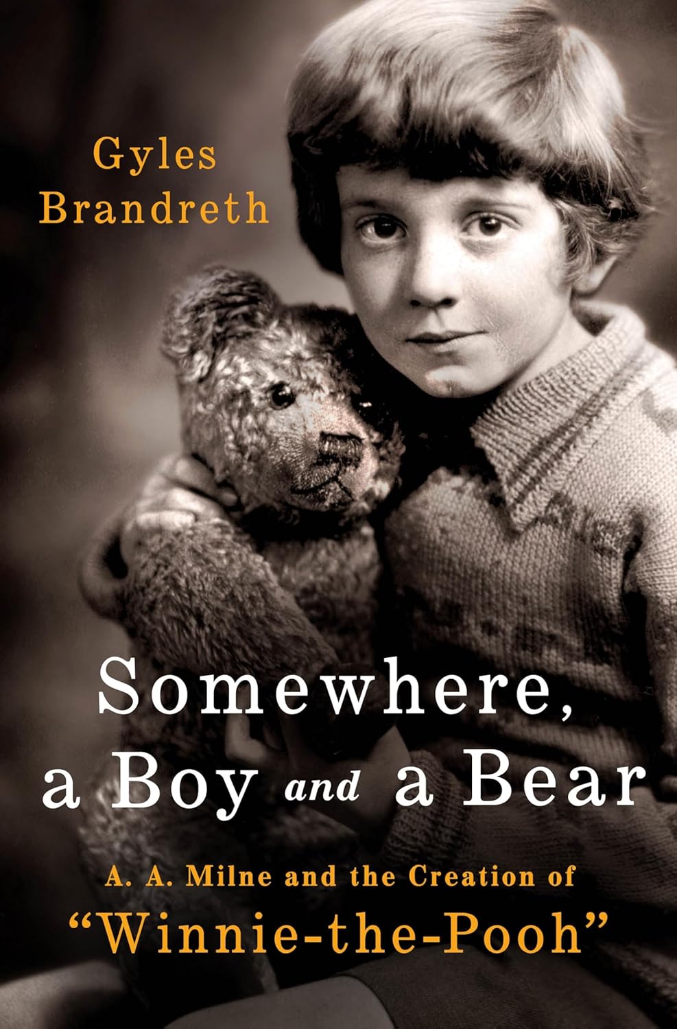 Somewhere, A Boy and a Bear by Gyles Brandreth (Hardcover)