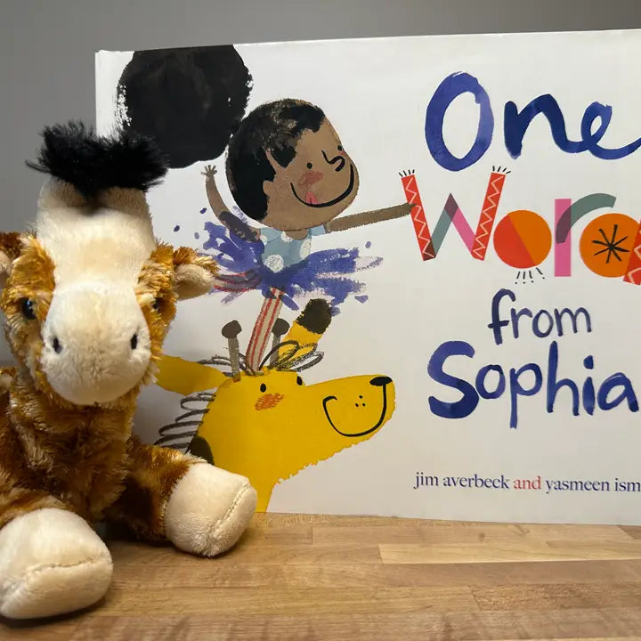 One Word From Sophia + Giraffe Plush Set