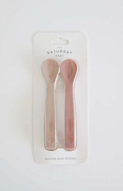 Silicone Baby Spoon Set by The Saturday Baby