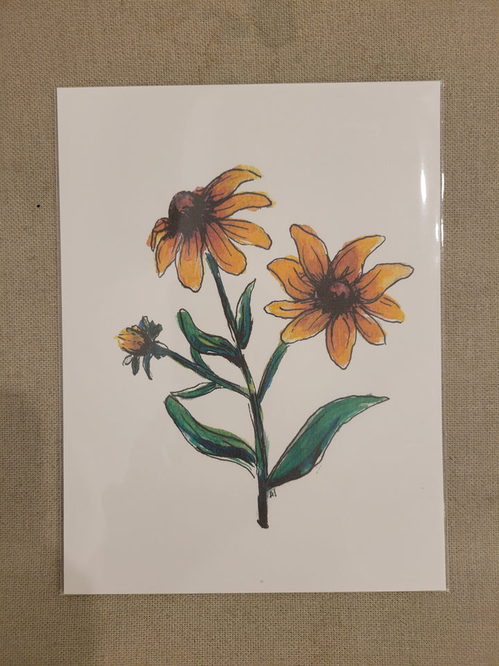 6"x8" Botanical and Insect Prints - Art By AM Collective