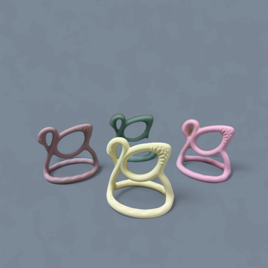 Swan Teether - 3 Colors Available