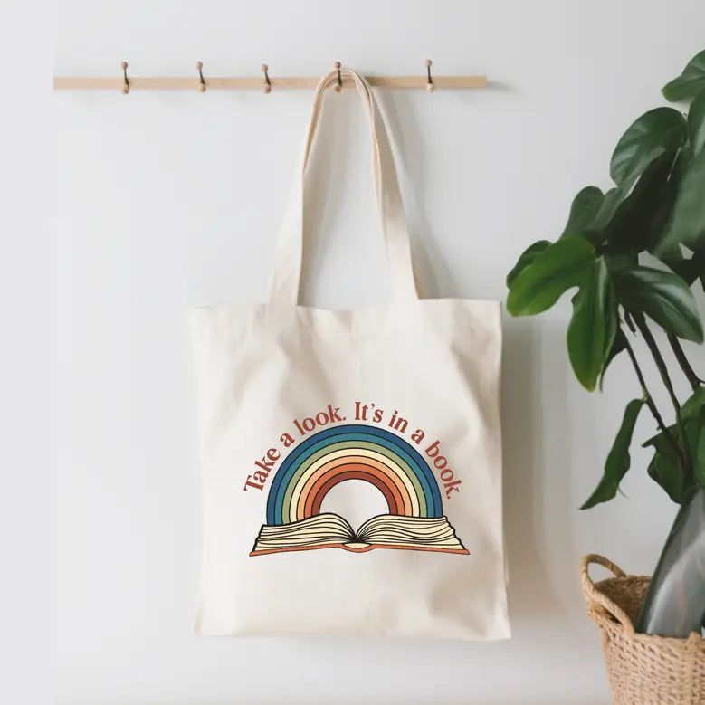 Canvas Tote Bags - Enchanting Sunshine