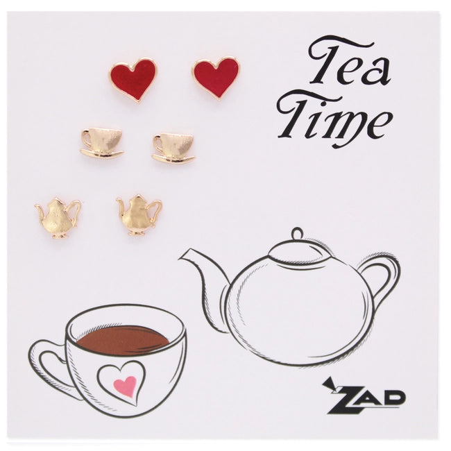Tea Time Teacup Earrings Set
