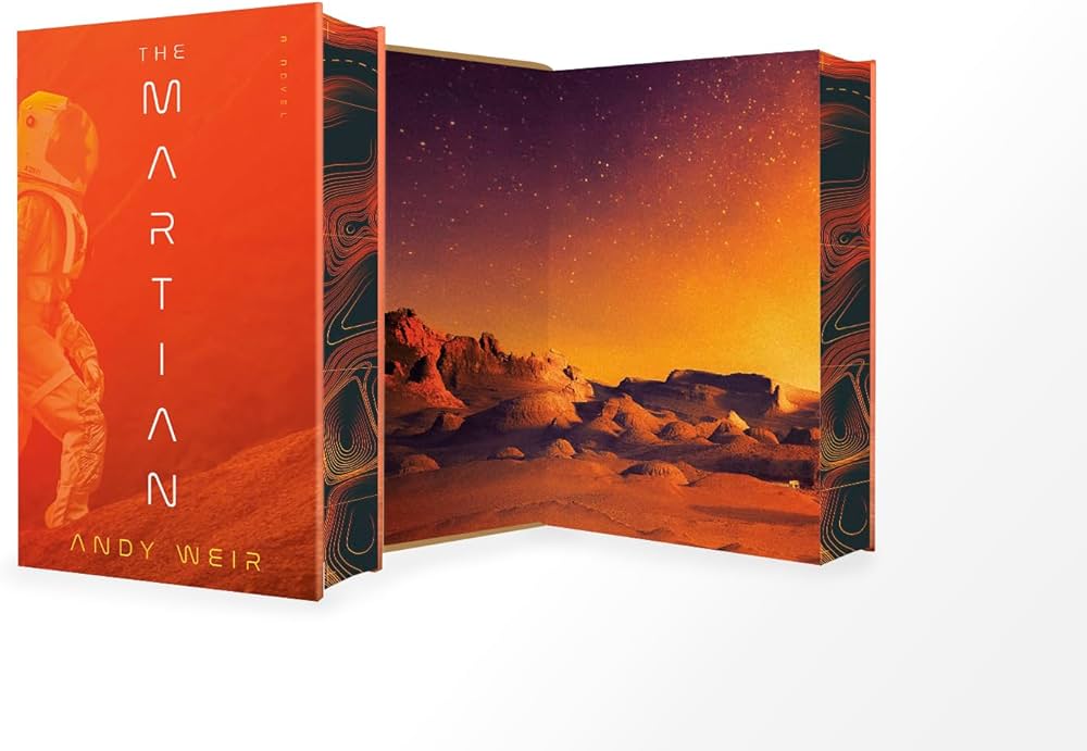 Deluxe Hardcover Editions of The Martian And Project Hail Mary by Andy Weir