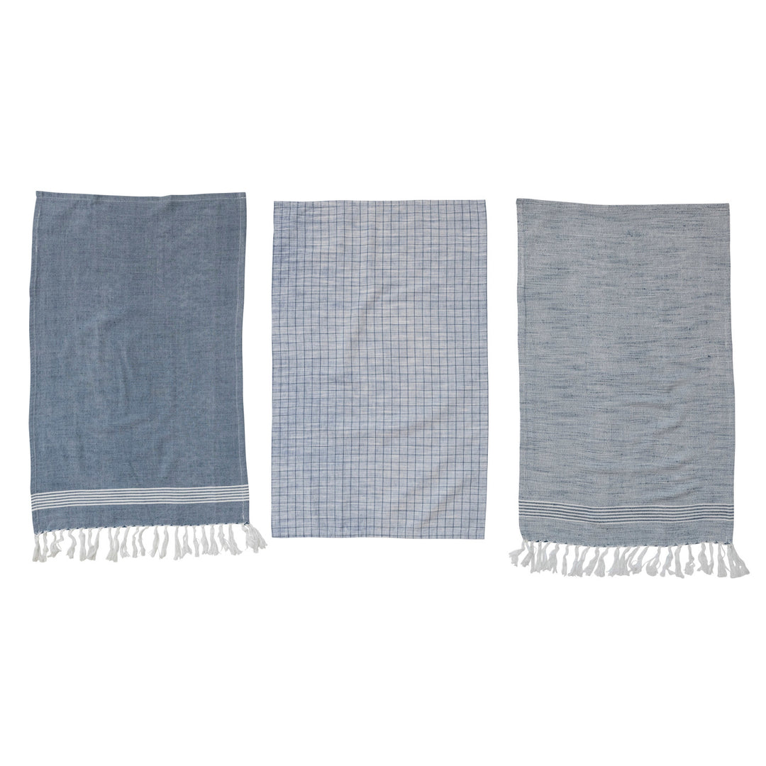 Blue and White Tea Towels - 3 Styles