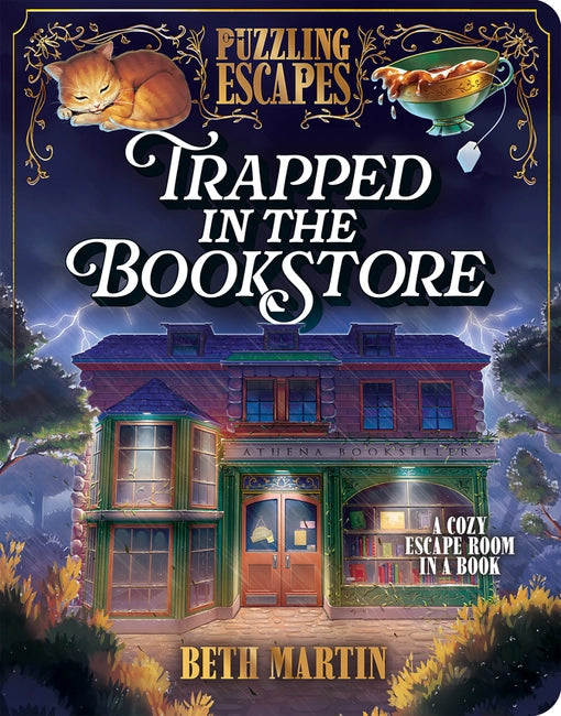 Puzzling Escapes: Trapped in the Bookstore - Escape Room Book by Beth Martin