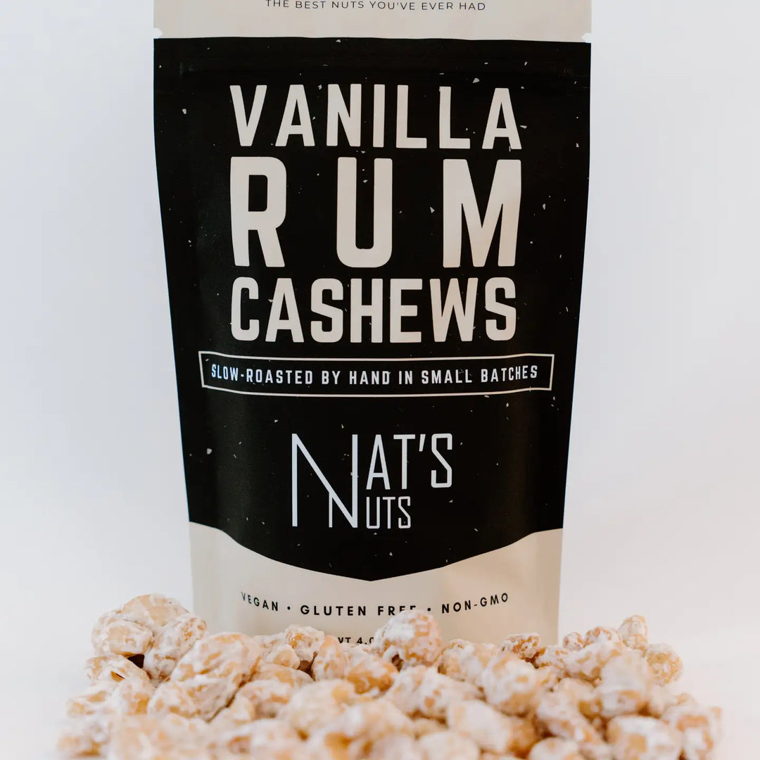 Vanilla Rum Cashews (4 oz bag)