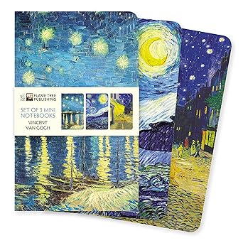 Vincent Van Gogh: Starry Night Set of 3 Mini Notebooks