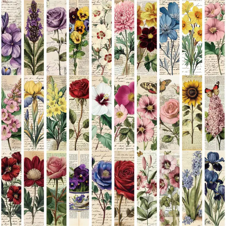 Vintage Paper Bookmarks