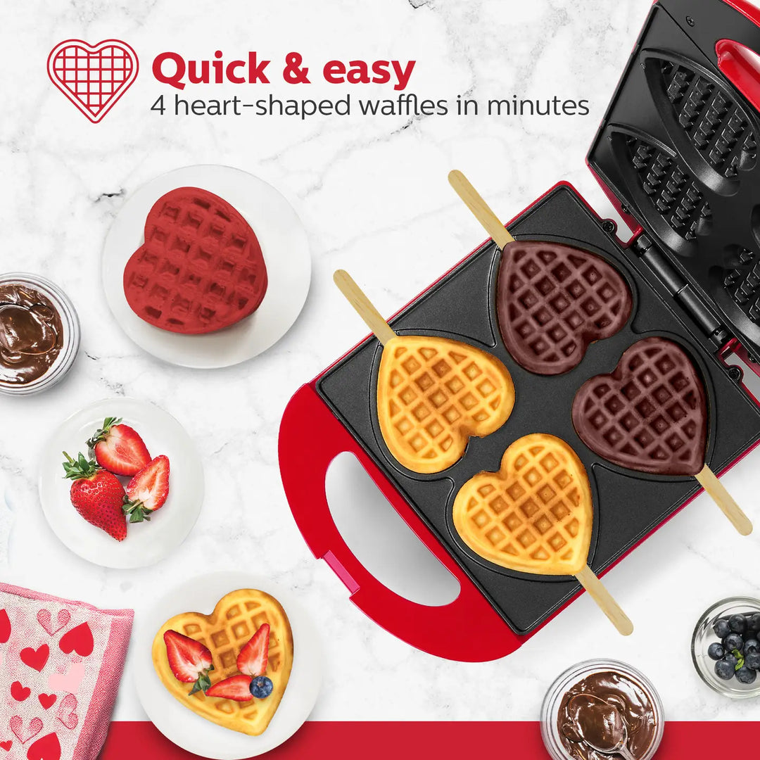 Heart-Shaped Waffle Maker
