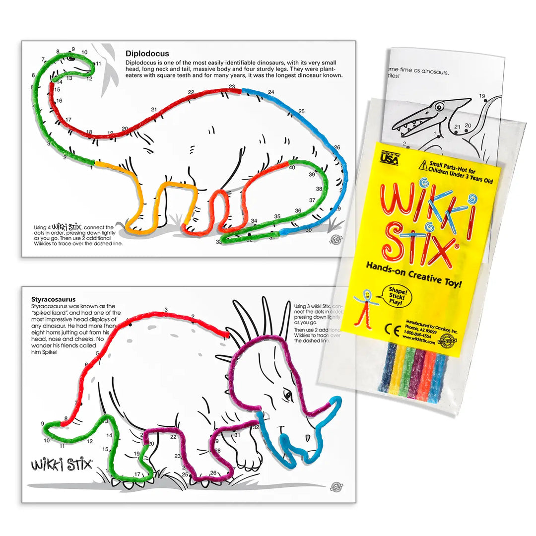 Wikki Stix Dinosaur Mini Pack