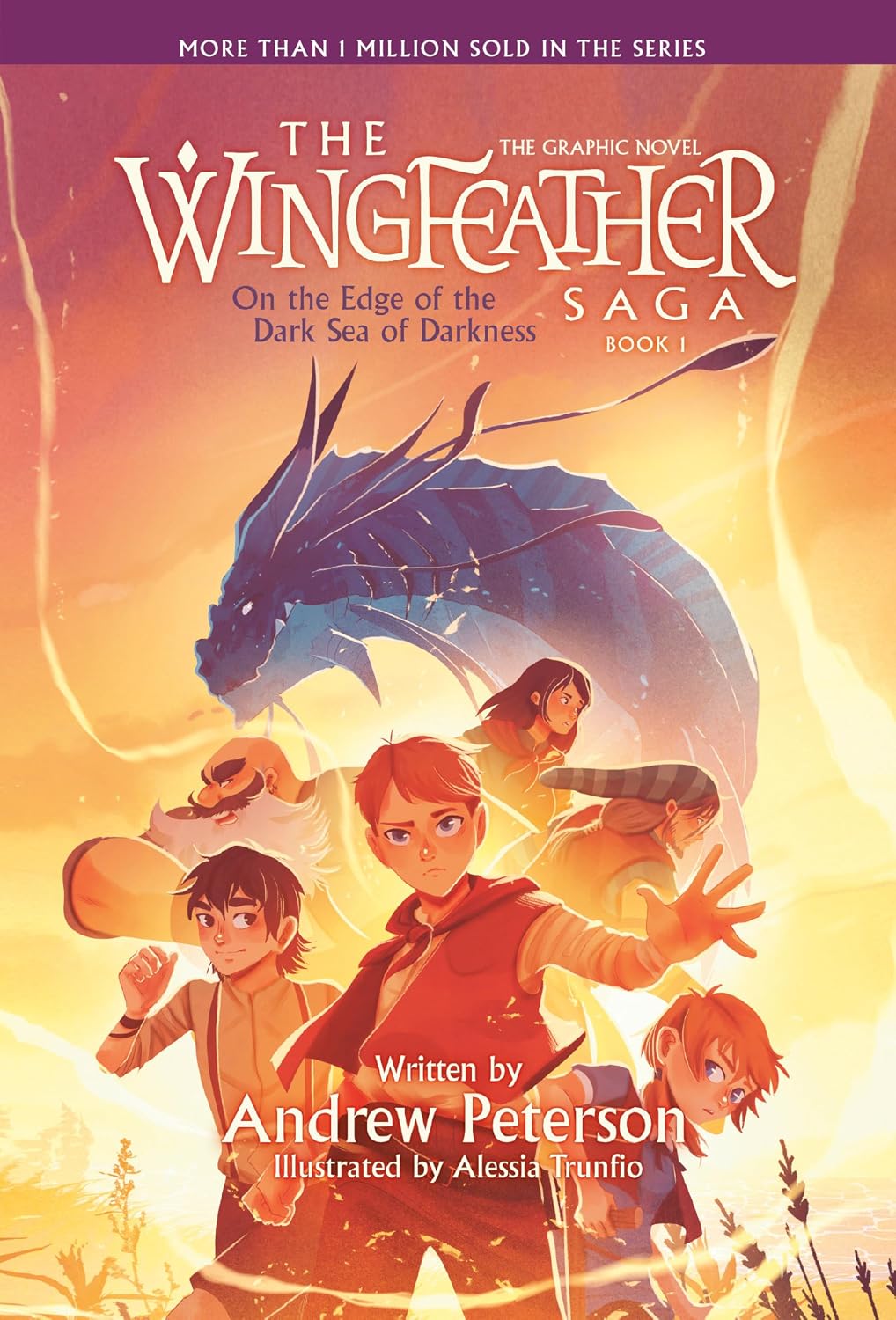 On the Edge of the Dark Sea of Darkness: The Graphic Novel: The Wingfeather Saga, Book 1 (Hardcover) by Andrew Peterson