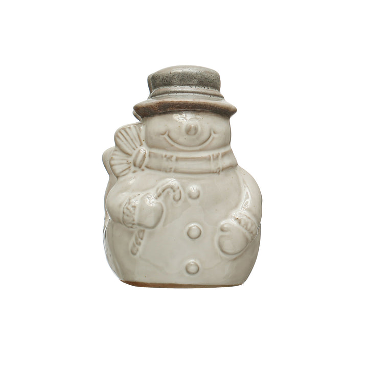 Stoneware Snowman Sponge Holder