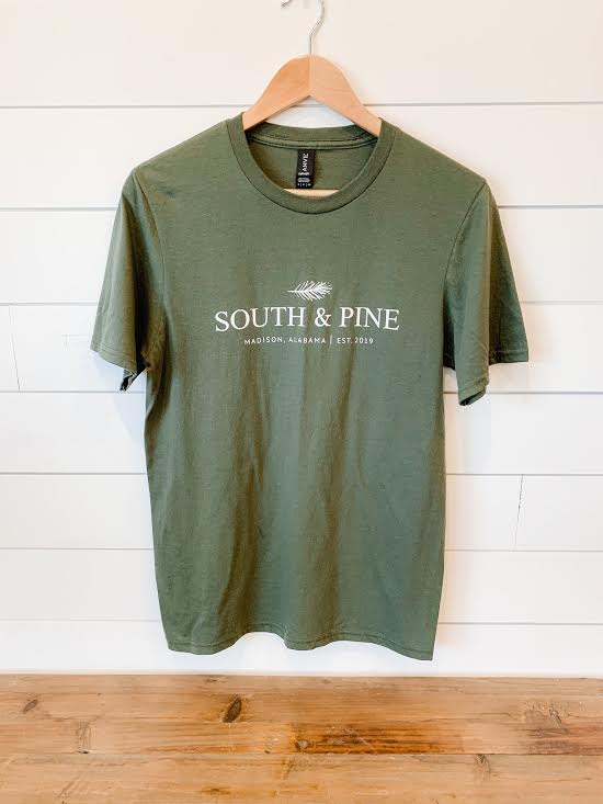 South & Pine T-Shirt - Olive