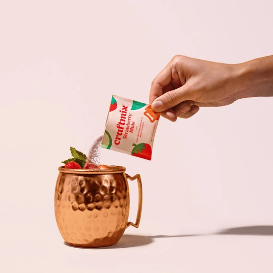 Strawberry Mule Cocktail/Mocktail Drink Mix Packet
