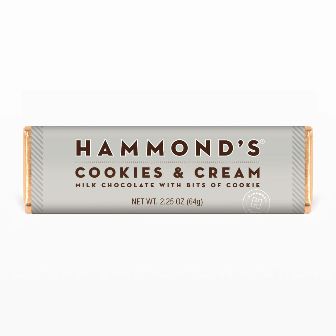 Cookies and Cream Milk Chocolate Candy Bar