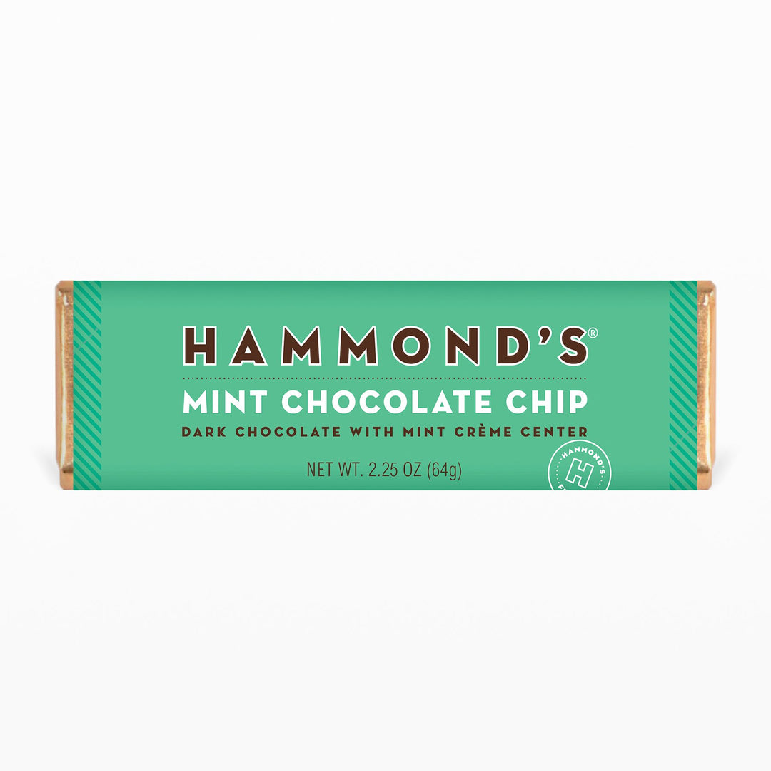 Mint Chocolate Chip Chocolate Candy Bar