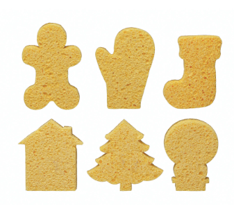 Holiday Sponges - 6 Styles