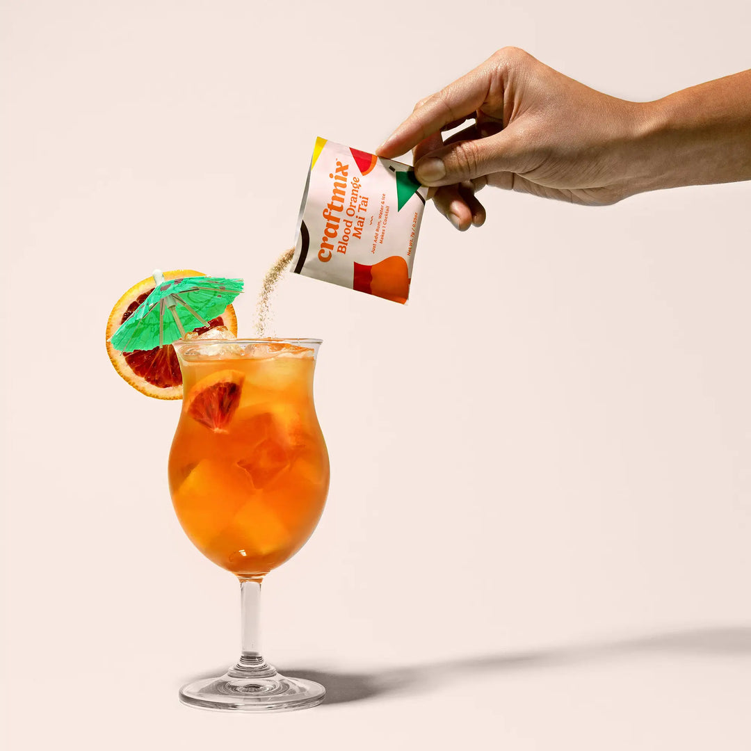 Blood Orange Mai Tai Cocktail/Mocktail Drink Mix Packet