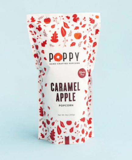 Poppy Hand-Crafted Popcorn - Caramel Apple